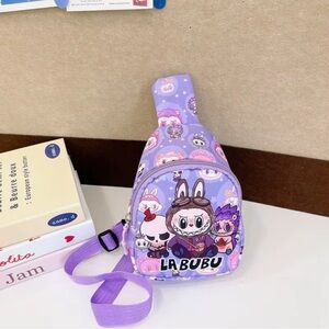 Labubu Shoulder Bag for Kids Assorted Colors, Purple